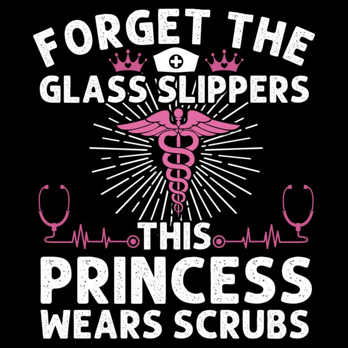 Funny Nurse Gift Cool This Princess Wears Scrubs Gift Impact Tech Backpack
