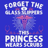 Funny Nurse Gift Cool This Princess Wears Scrubs Gift Womens Tank Top