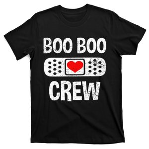 Funny Nurse Ghost Boo Crew Halloween Costume T-Shirt