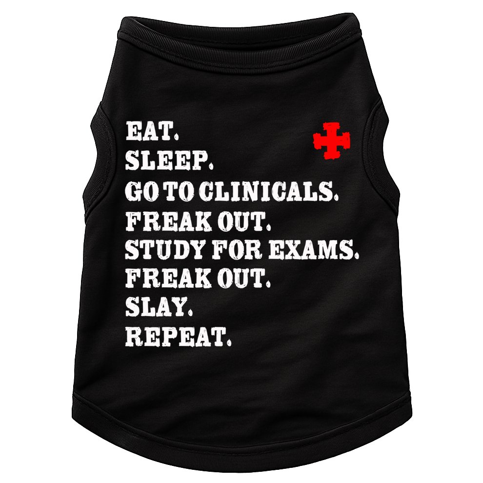 Funny Nurse Gift Slay Rn Lpn Clinicals Nursing School Gift Doggie Tank