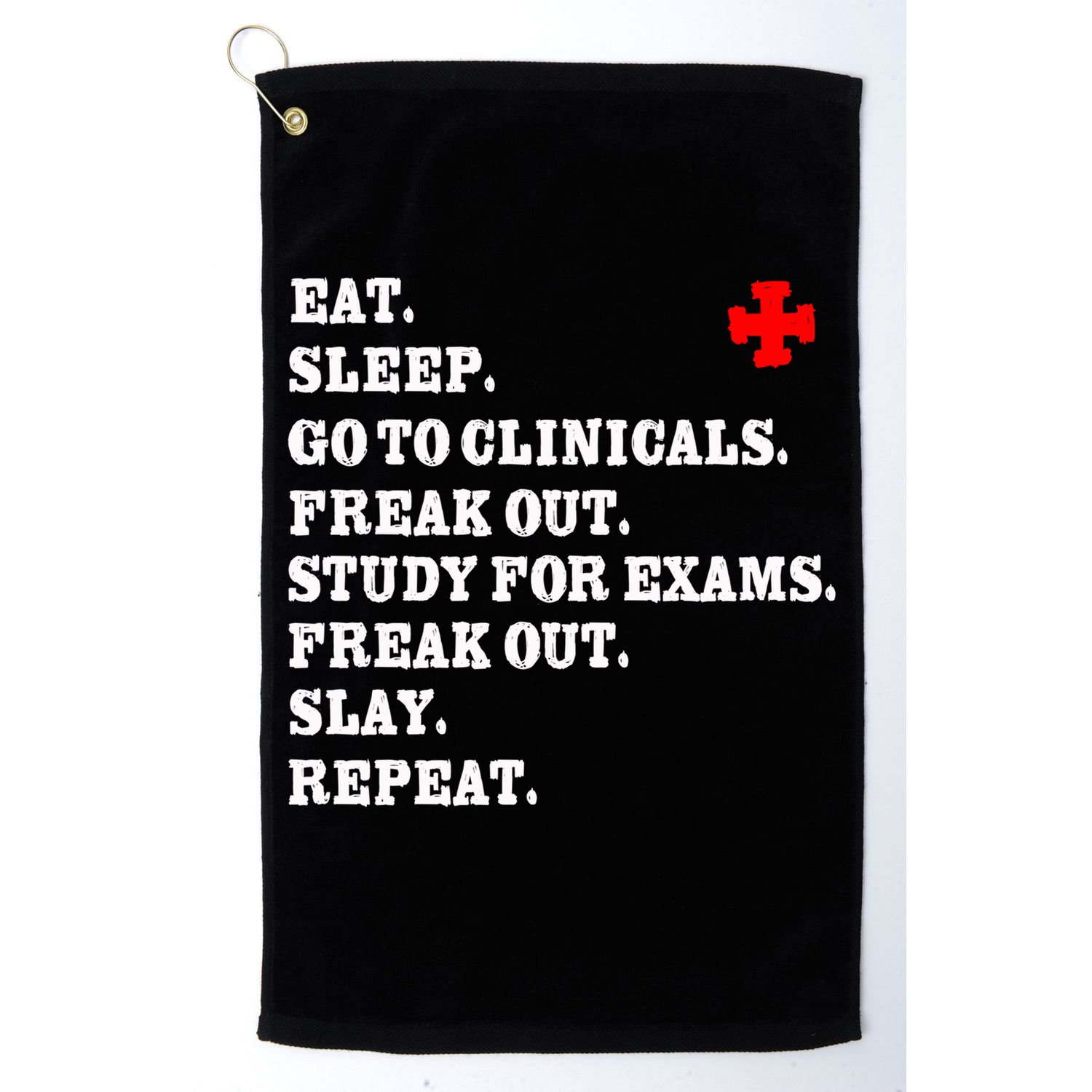 Funny Nurse Gift Slay Rn Lpn Clinicals Nursing School Gift Golf Towel