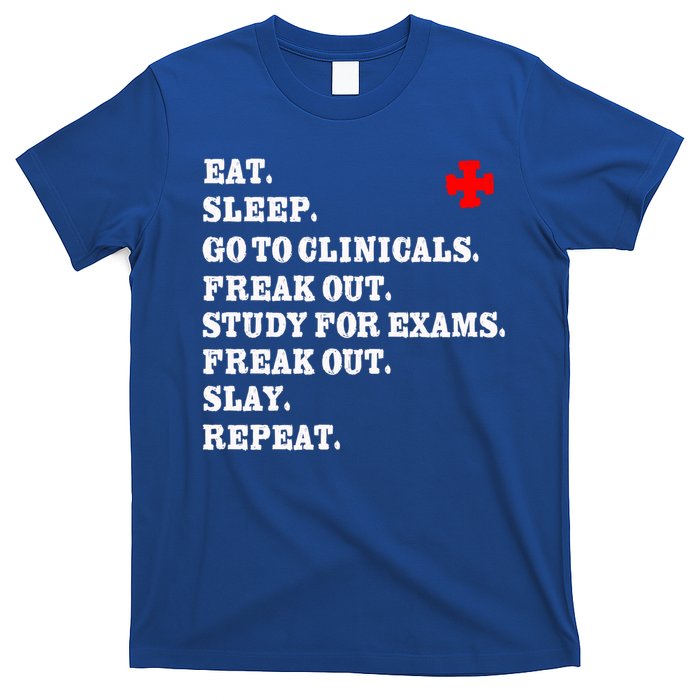 Funny Nurse Gift Slay Rn Lpn Clinicals Nursing School Gift T-Shirt