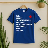 Funny Nurse Gift Slay Rn Lpn Clinicals Nursing School Gift T-Shirt