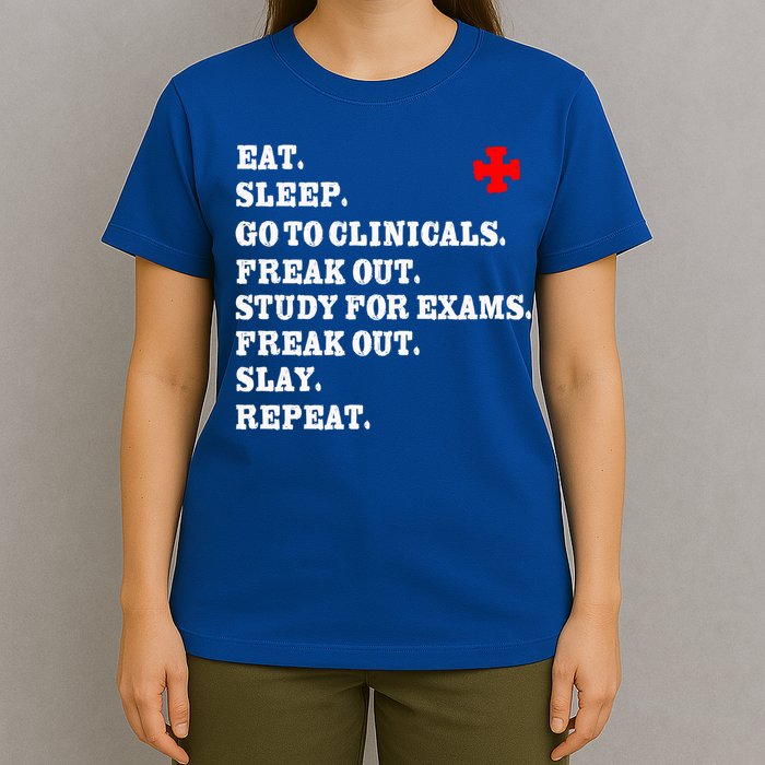 Funny Nurse Gift Slay Rn Lpn Clinicals Nursing School Gift T-Shirt