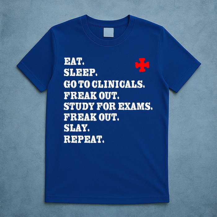 Funny Nurse Gift Slay Rn Lpn Clinicals Nursing School Gift T-Shirt