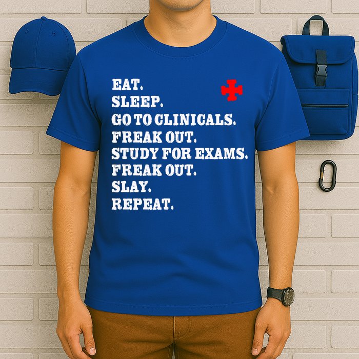 Funny Nurse Gift Slay Rn Lpn Clinicals Nursing School Gift T-Shirt