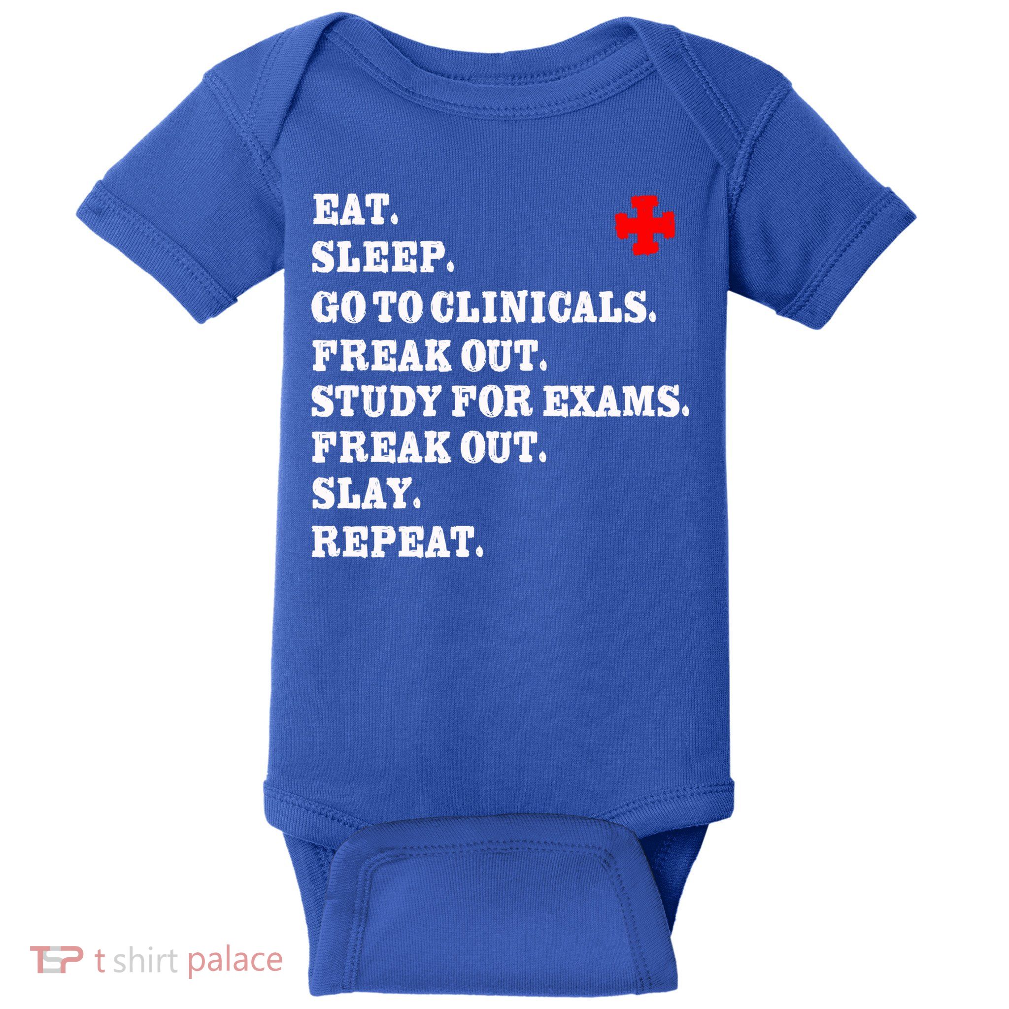 Funny Nurse Gift Slay Rn Lpn Clinicals Nursing School Gift Baby Bodysuit