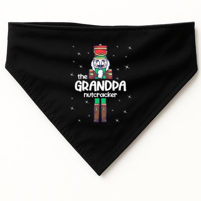 Funny Nutcracker Grandpa Love Ballet Dance Christmas USA-Made Doggie Bandana