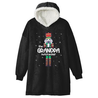 Funny Nutcracker Grandpa Love Ballet Dance Christmas Hooded Wearable Blanket