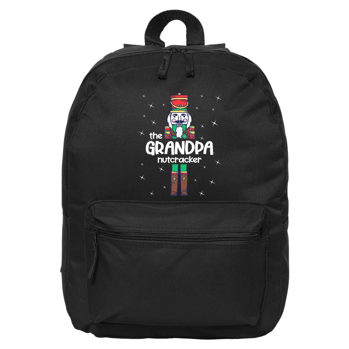 Funny Nutcracker Grandpa Love Ballet Dance Christmas 16 in Basic Backpack