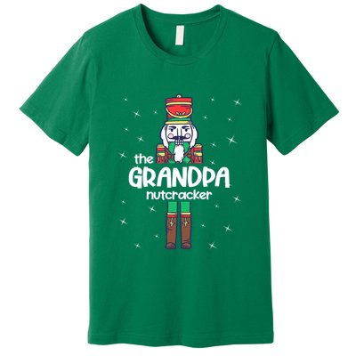 Funny Nutcracker Grandpa Love Ballet Dance Christmas Premium T-Shirt
