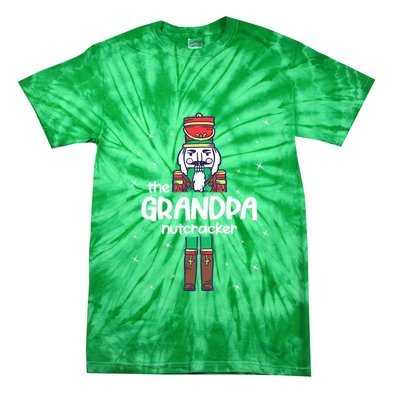 Funny Nutcracker Grandpa Love Ballet Dance Christmas Tie-Dye T-Shirt
