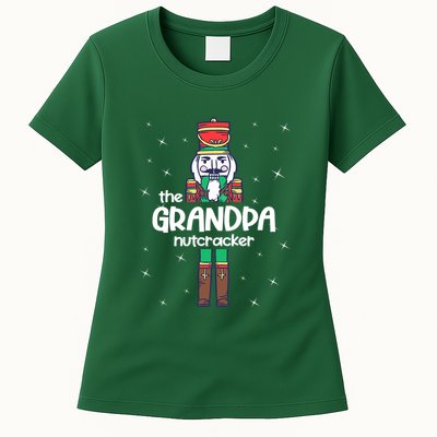 Funny Nutcracker Grandpa Love Ballet Dance Christmas Womens T-Shirt