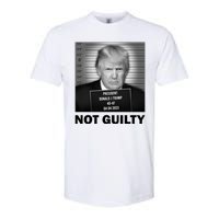 Funny Not Guilty Trump Mug Shot Softstyle CVC T-Shirt