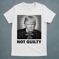Funny Not Guilty Trump Mug Shot T-Shirt