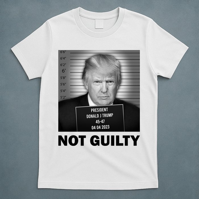 Funny Not Guilty Trump Mug Shot T-Shirt