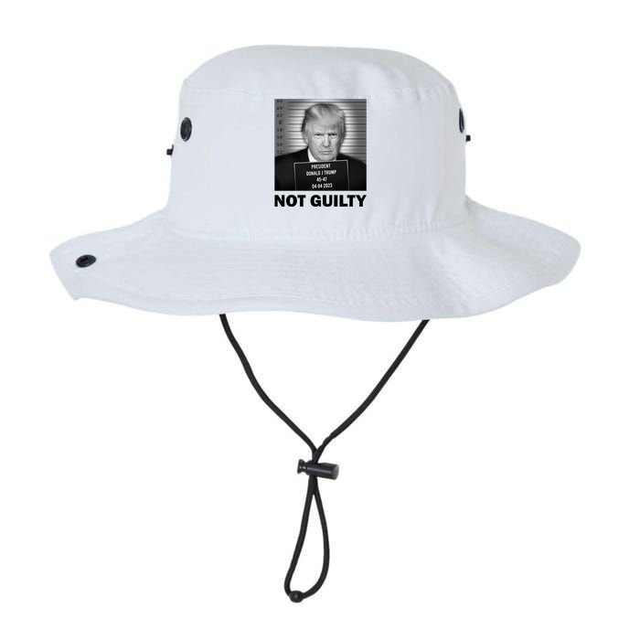 Funny Not Guilty Trump Mug Shot Legacy Cool Fit Booney Bucket Hat