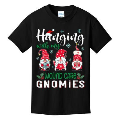 Festive Nurse Gnome Christmas Hat Wound Care Gift Kids T-Shirt