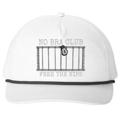 Feminist Not Guilty Free The Nips Funny No Bra Club Snapback Five-Panel Rope Hat