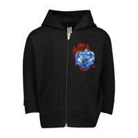 Funny Nerdy Gamer Fantasy Art Starry Night Toddler Zip Fleece Hoodie