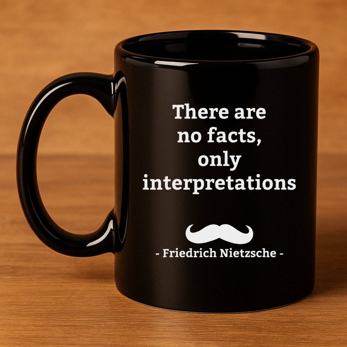 Friedrich Nietzsche German Philosopher 11oz C Handle Ceramic Mug