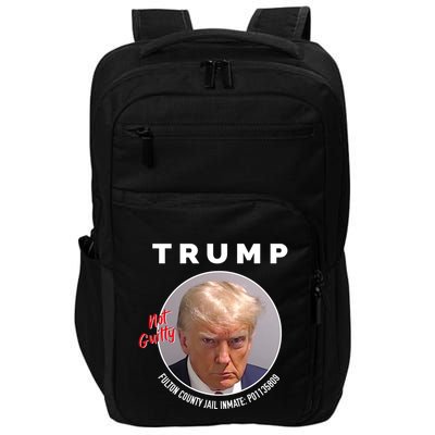 Funny Not Guilty Fulton County Jail Inmate P01135809 Mugshot Impact Tech Backpack