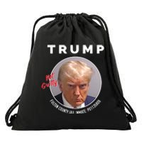 Funny Not Guilty Fulton County Jail Inmate P01135809 Mugshot Drawstring Bag