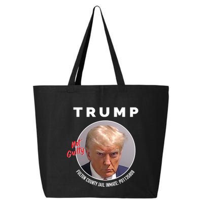 Funny Not Guilty Fulton County Jail Inmate P01135809 Mugshot 25L Jumbo Tote