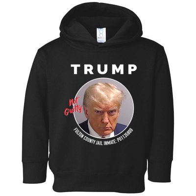 Funny Not Guilty Fulton County Jail Inmate P01135809 Mugshot Toddler Hoodie