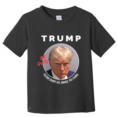 Funny Not Guilty Fulton County Jail Inmate P01135809 Mugshot Toddler T-Shirt