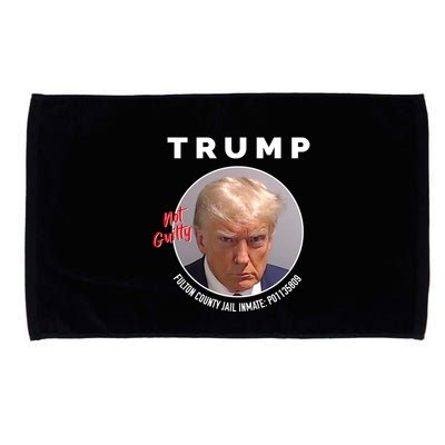 Funny Not Guilty Fulton County Jail Inmate P01135809 Mugshot Microfiber Hand Towel