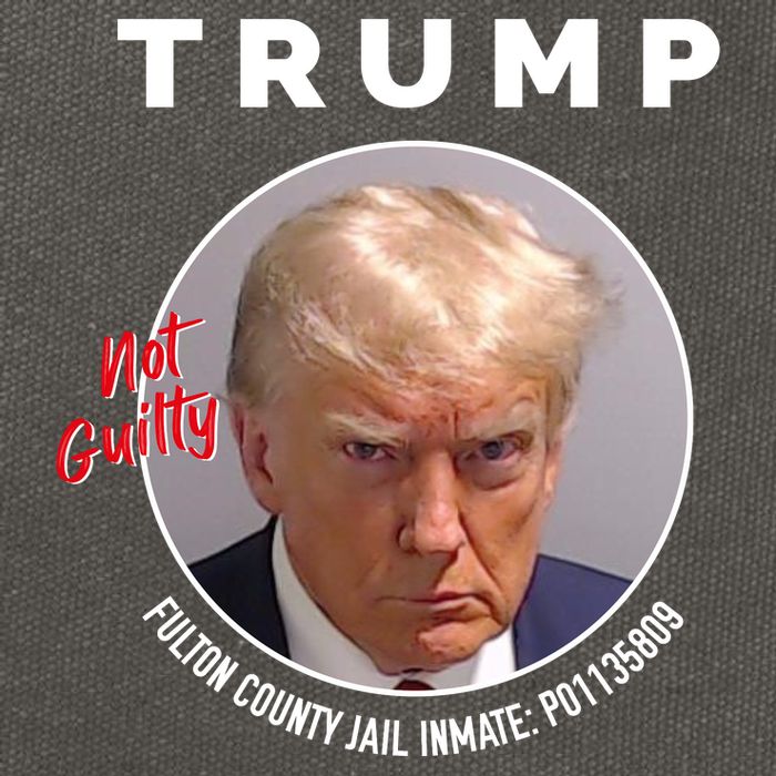 Funny Not Guilty Fulton County Jail Inmate P01135809 Mugshot Cotton Canvas Backpack