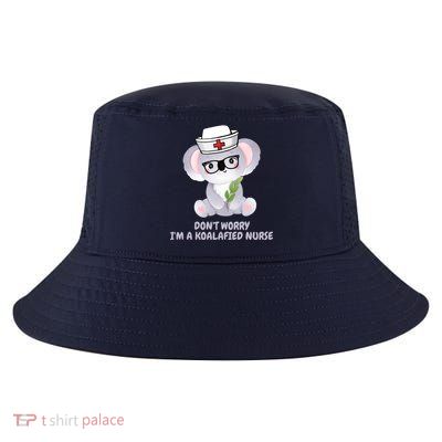 Funny Nurse Gifts, Koala Koalafied Nursing Qualified Cool Comfort Performance Bucket Hat