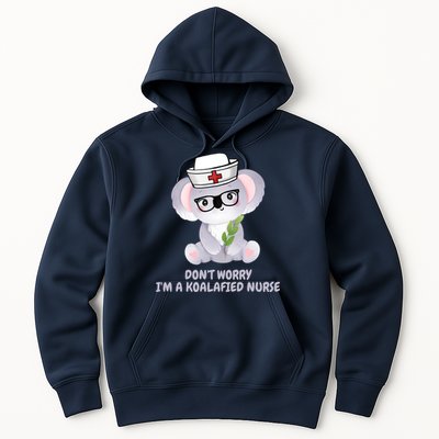 Funny Nurse Gifts, Koala Koalafied Nursing Qualified Hoodie