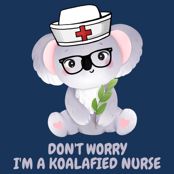 Funny Nurse Gifts, Koala Koalafied Nursing Qualified Toddler T-Shirt