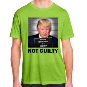 Funny Not Guilty Donald Trump Mug Shot Adult ChromaSoft Performance T-Shirt