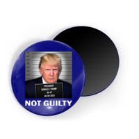 Funny Not Guilty Donald Trump Mug Shot Magnet