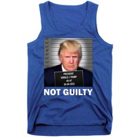 Funny Not Guilty Donald Trump Mug Shot Tank Top