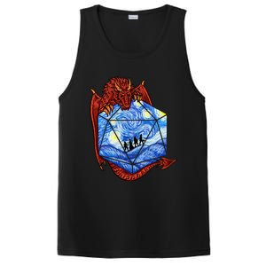 Funny Nerdy Gamer, Fantasy Art, Starry Night PosiCharge Competitor Tank