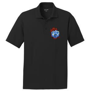 Funny Nerdy Gamer, Fantasy Art, Starry Night PosiCharge RacerMesh Polo