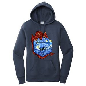 Funny Nerdy Gamer, Fantasy Art, Starry Night Women's Pullover Hoodie