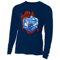 Funny Nerdy Gamer, Fantasy Art, Starry Night Cooling Performance Long Sleeve Crew