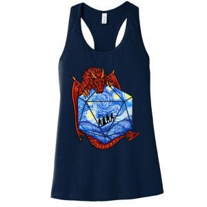 Funny Nerdy Gamer, Fantasy Art, Starry Night Women's Racerback Tank