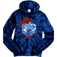 Funny Nerdy Gamer, Fantasy Art, Starry Night Tie Dye Hoodie