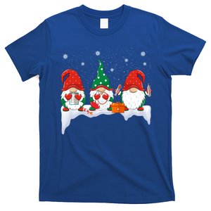 Fun Nurse Gnomes Christmas Gnomies Nurse Squad Gift T-Shirt