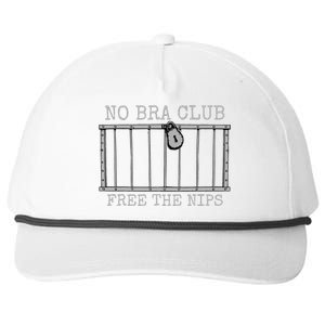 Feminist Not Guilty Free The Nips No Bra Club Snapback Five-Panel Rope Hat