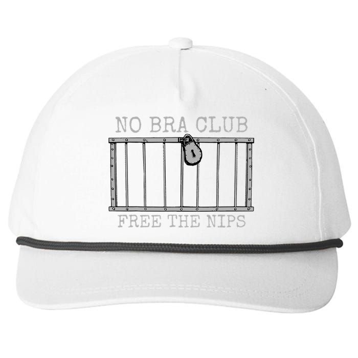 Feminist Not Guilty Free The Nips No Bra Club Snapback Five-Panel Rope Hat