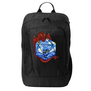 Funny Nerdy Gamer Fantasy Art Starry Night Gift City Backpack