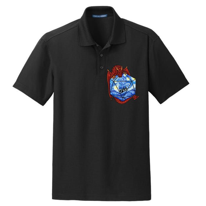 Funny Nerdy Gamer Fantasy Art Starry Night Gift Dry Zone Grid Polo