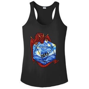 Funny Nerdy Gamer Fantasy Art Starry Night Gift Ladies PosiCharge Competitor Racerback Tank